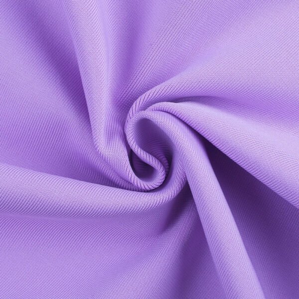 Dani Purple Halter Ribbed Dress - Image 8