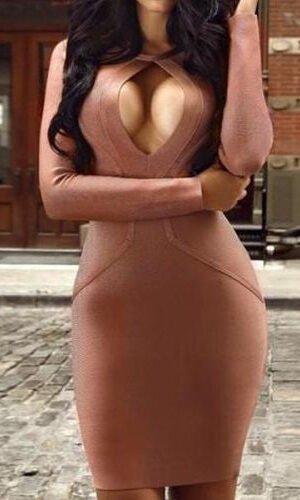 Halley Mini Long Sleeve Bandage Dress