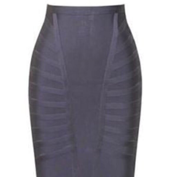 ILSA Gray Two Piece Bandage Dress