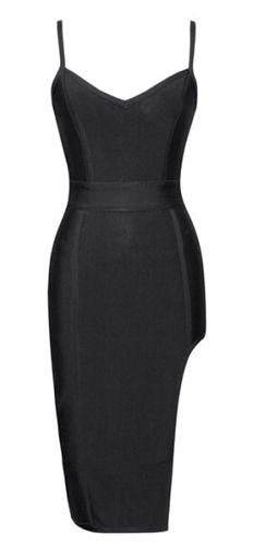 Leilani Black Bandage Dress