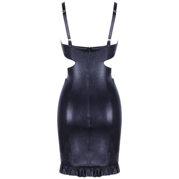 Macaria Black Two Piece Set Spaghetti Strap Dress - Image 4