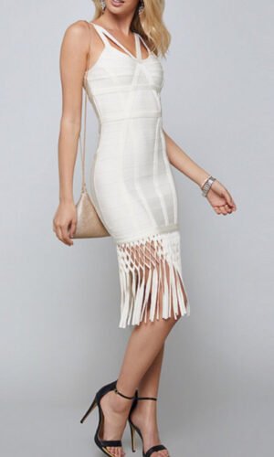 white dress