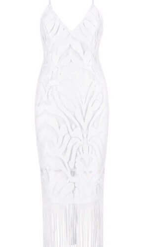 Julina White Bandage Dress