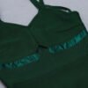 June Sleeveless Strappy Midi Green Dress - Image 6