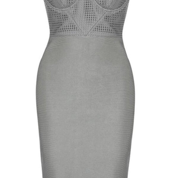 Leilani Gray Bustier Midi Dress