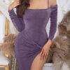 Adalynn Ruched Long Sleeve Midi Dress - Image 23