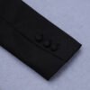 Kori Black Tie Belt Suit Set - Image 10