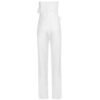 Kai Strapless White Bow Detail Jumpsuit - Image 2