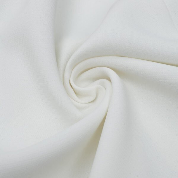Irina Strapless Draped Detail White Maxi Dress - Image 8