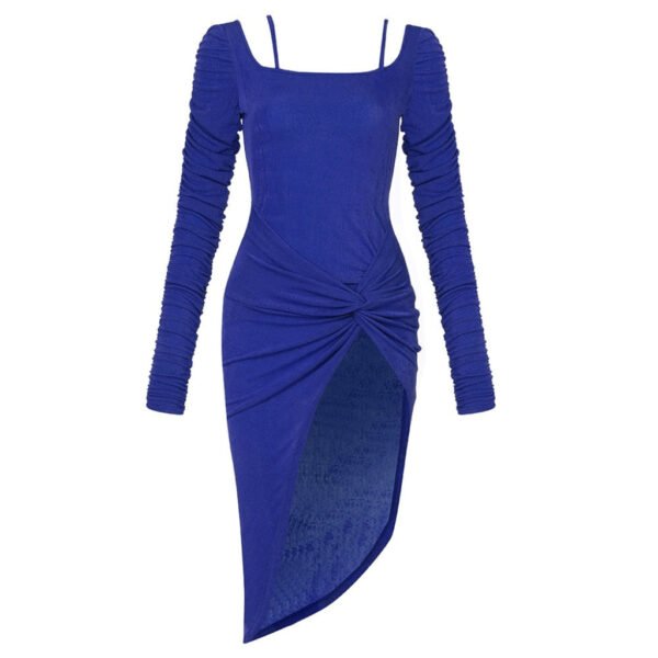 Adalynn Ruched Long Sleeve Midi Dress