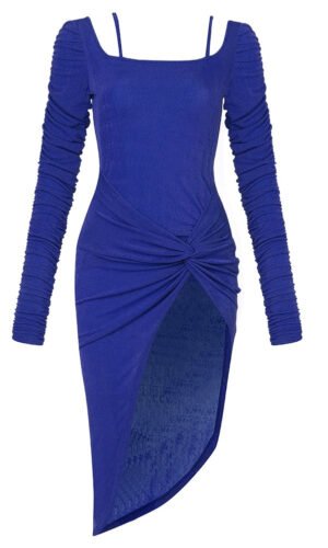 Adalynn Ruched Long Sleeve Midi Dress