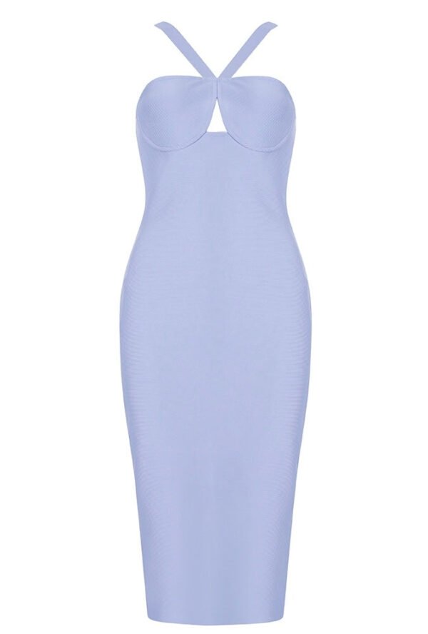 Daniela Halter Light Blue Midi Dress