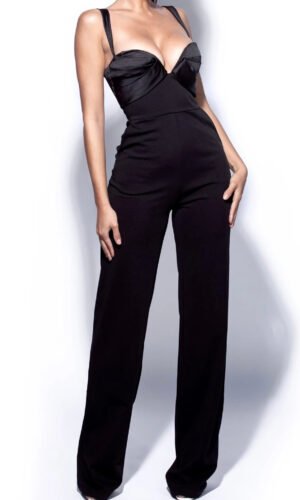 Zariah Black Maxi Jumpsuit