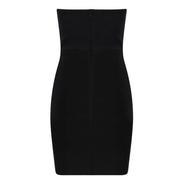 Karra Black Strapless Mini Dress - Image 2