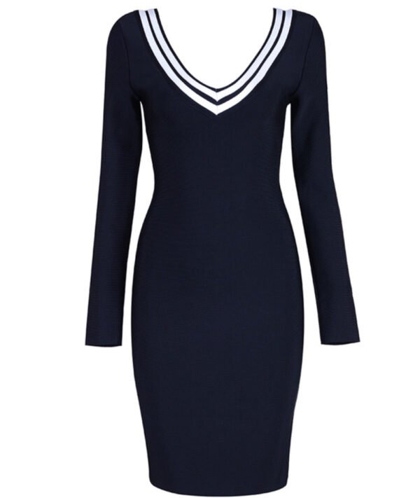 Kimilyn Black Long Sleeve Dress - Image 2