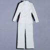 Kori Black Tie Belt Suit Set - Image 3