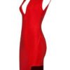 Akua Red Asymmetric Bandage Dress - Image 2