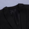 Kori Black Tie Belt Suit Set - Image 5