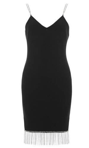 Hazel Black Spaghetti Strap Midi Dress