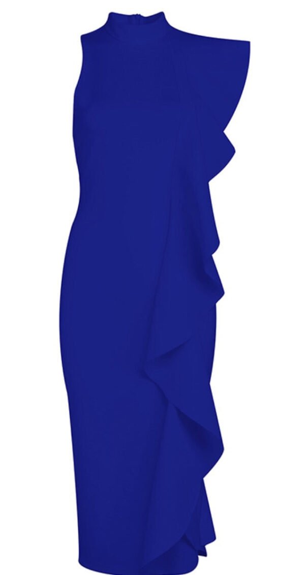 Jilly Blue Midi Dress - Image 2