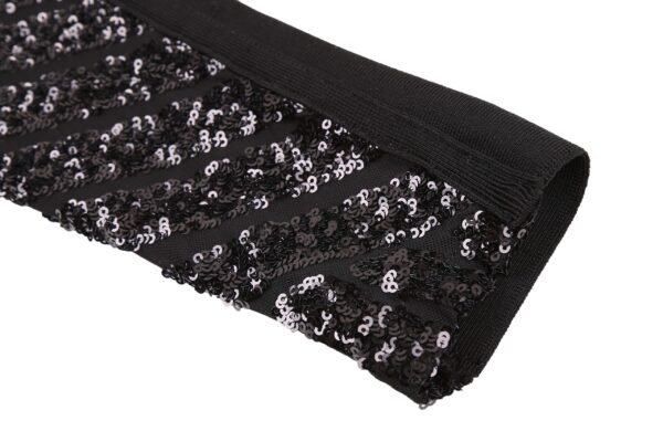 Laurel Black Bandage Dress - Image 7