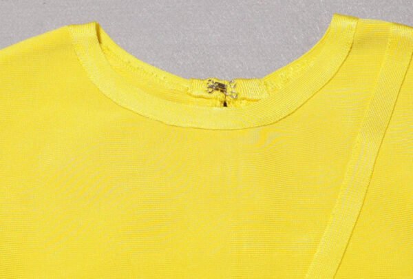 Joseline Yellow Bandage Dress - Image 6