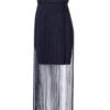 Maia Black Fringe Dress - Image 2