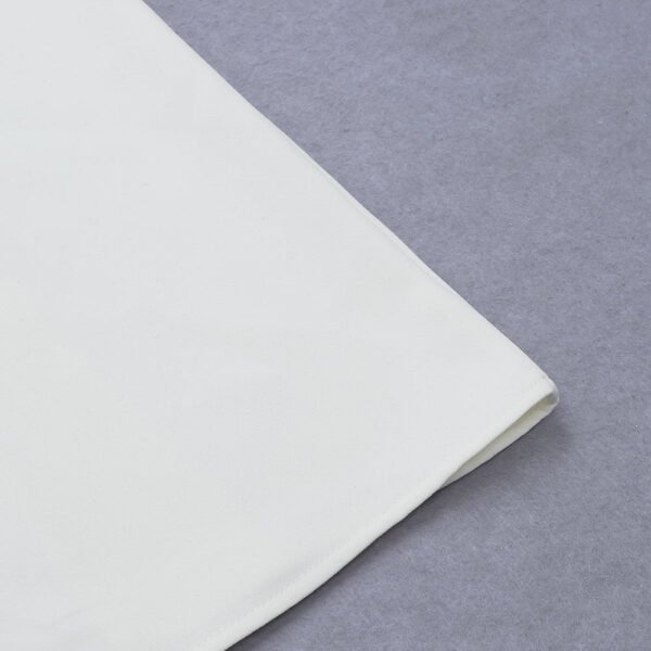 Irina Strapless Draped Detail White Maxi Dress - Image 3