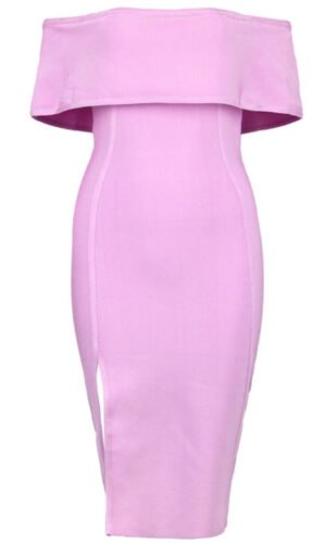 Michelle Pink Bandage Dress