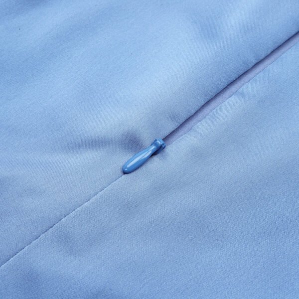 Gracie Light Blue Spaghetti Strap Mini Dress - Frill Detail - Image 11