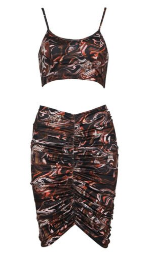 Londyn Colorful Printed Two Piece Set