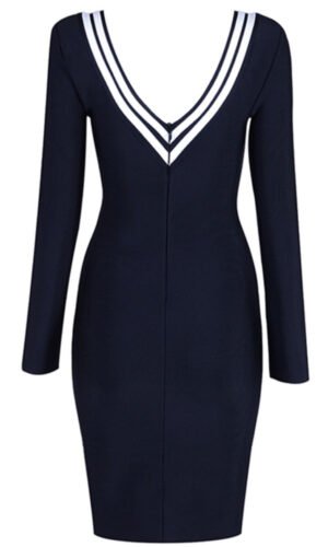 Kimilyn Black Long Sleeve Dress