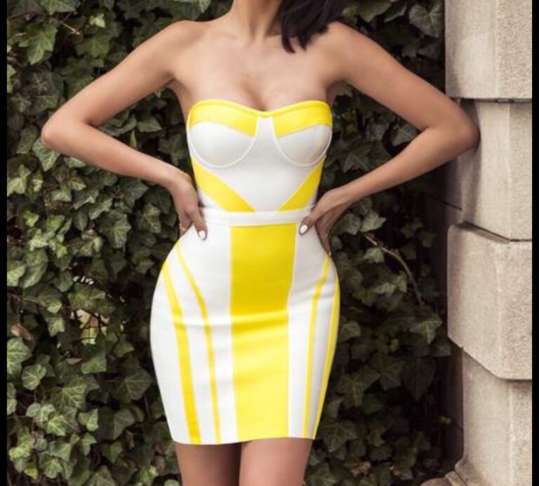 Dafne Strapless Mini Bandage Dress