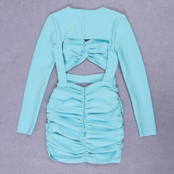 Lauryn Long Sleeve Cut Out Detail Mini Dress - Image 2