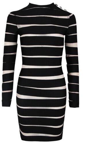 Phoebe Black Long Sleeve Mini Dress