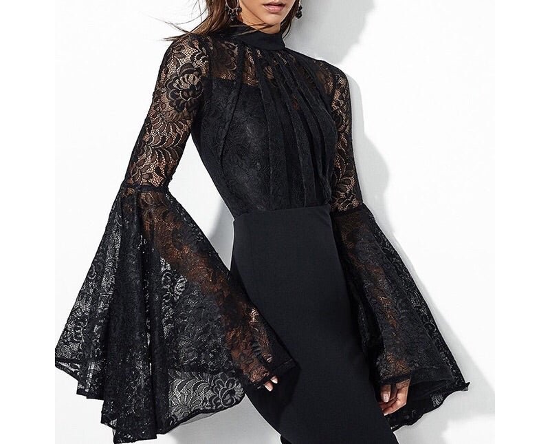 Karina Long Sleeve Lace Dress