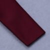Harmoni Burgundy Long Sleeve Bandage Dress - Image 7