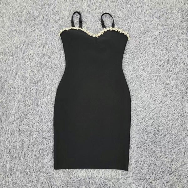 Isla Back Mini Bandage Dress - Image 2