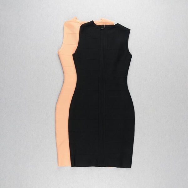 Lauryn Classic Mini Bandage Dress with Cutout Design - Image 4