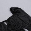Salma Black Long Sleeve Mini Dress - Image 15