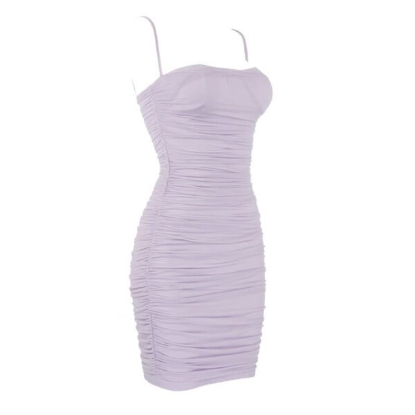 clothing store for women, purple dresses