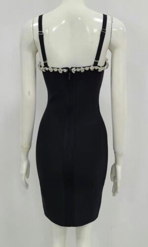 Isla Back Mini Bandage Dress
