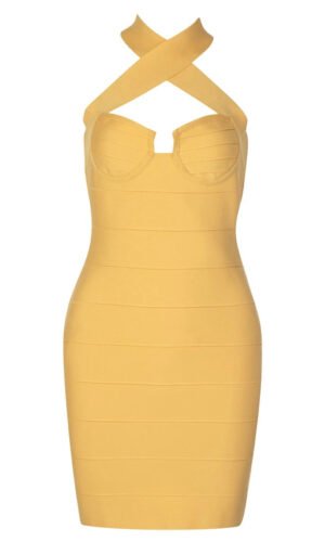 Naomi Halter Mini Bustier Dress