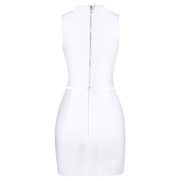 Lorelei Crop Top with Mini Skirt Set- White - Image 3