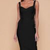 Iris Sexy Midi Bandage Dress - Image 37